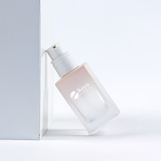 Popolare vuoto 20 ml 30 ml 50 ml 150 ml pompa di vetro quadrata cosmetica bottiglia di fondotinta liquido con tappo