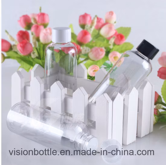 Bottiglia di plastica rotonda a forma di cosmo da 100 ml per cosmetici